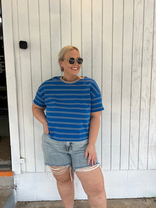 the rigid magic cute extended denim shorts