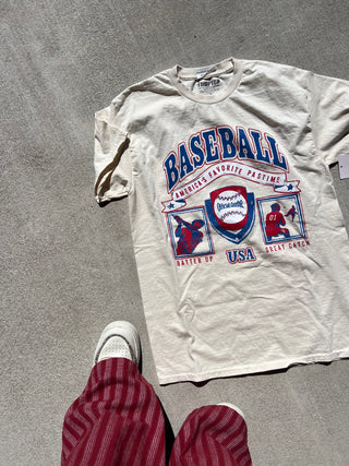 baseball season graphic tee