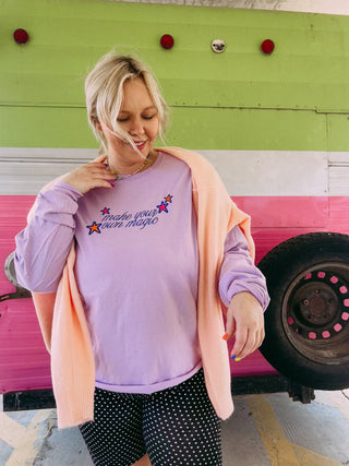 make your own magic long sleeve graphic tee