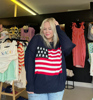oh the usa flag sweater