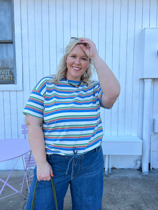 spring fever striped top
