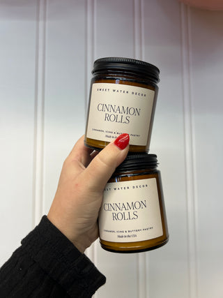 cinnamon rolls soy candle