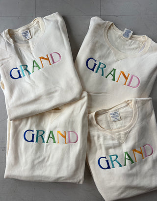 the grand colorful sweatshirt
