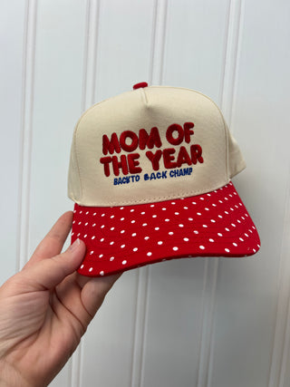 mom of the year champ trucker hat
