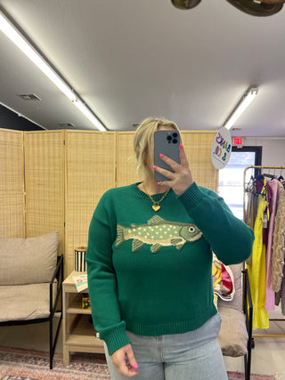 fish away the feels sweater