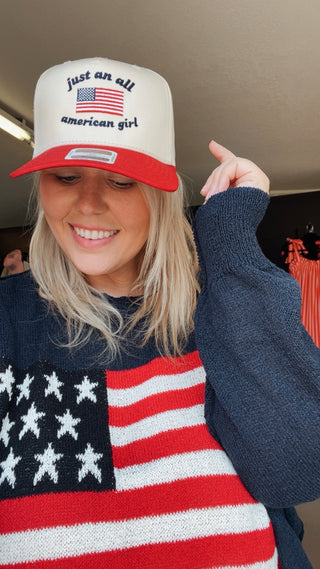 oh the usa flag sweater