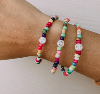 have a nice day smiley bracelet