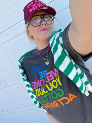 all y’all are welcome but graphic tee