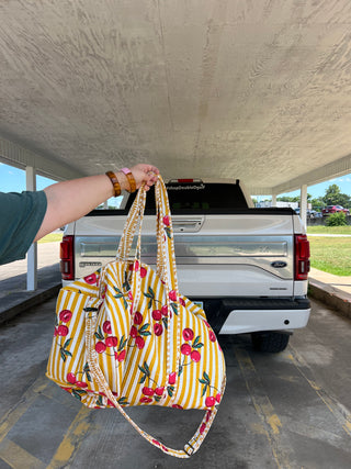 the cutest pop weekender bag