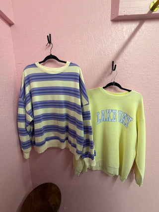 oh goooodness lavendary sweatshirt top