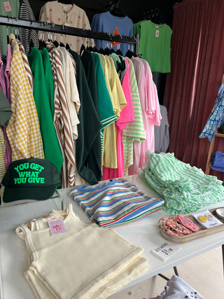 lime me up striped shorts (pre order) extended