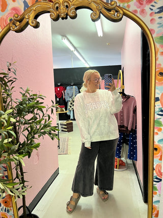daydrift stretch wide leg pants