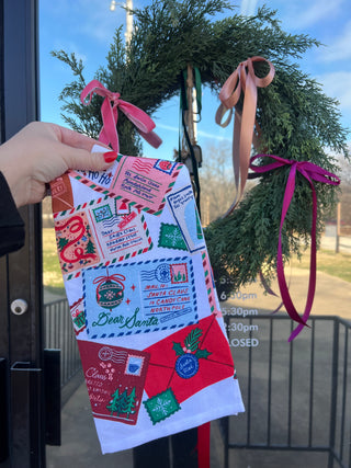 letter to Santa tea towel