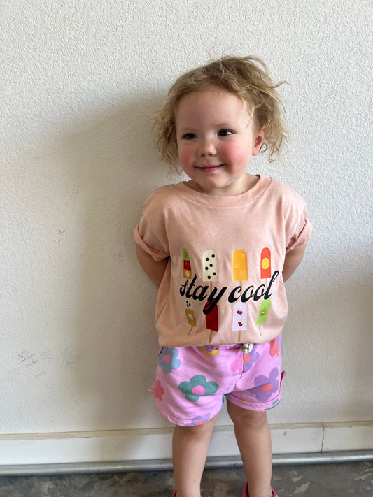 stay cool popsicles tee- 3t