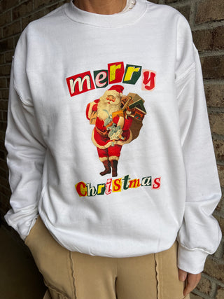 merry christmas santa sweatshirt