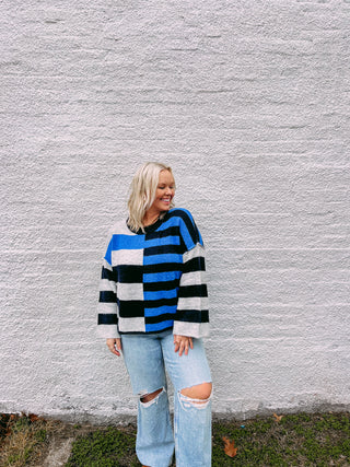 cozy me up striped sweater