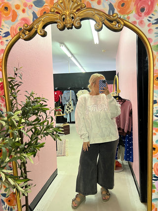 daydrift stretch wide leg pants