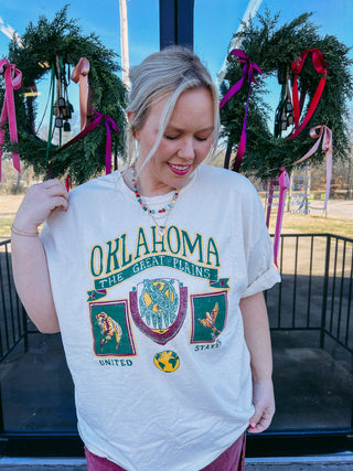 Oklahoma state vintage graphic tee