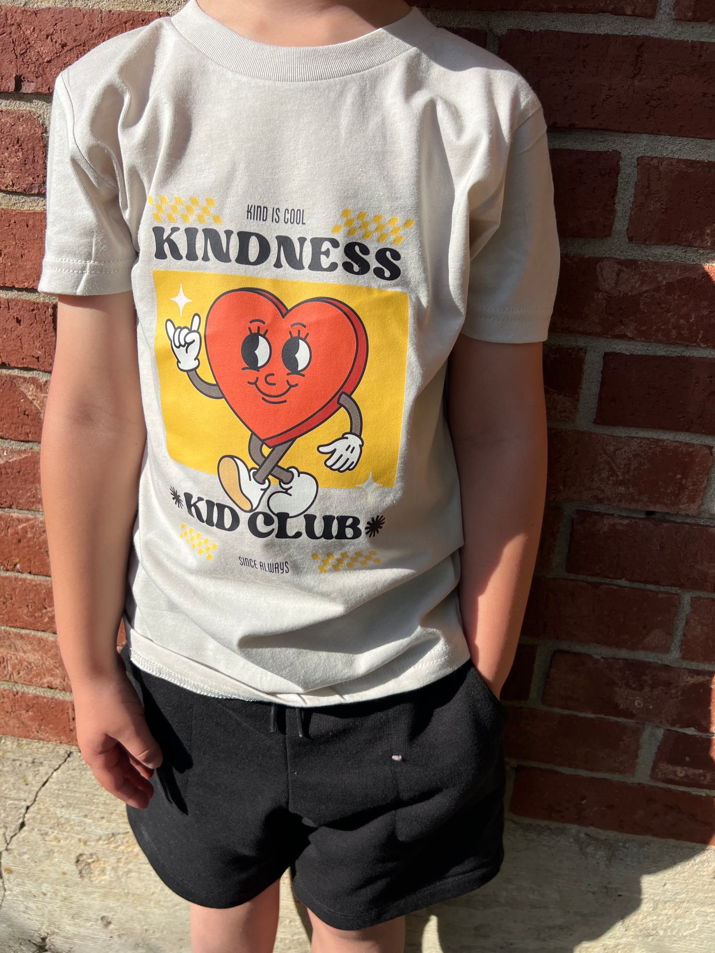 kindness funky tee