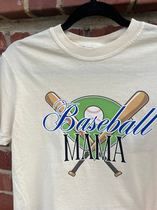 the baseball mama graphic tee