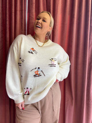 hit the slopes sweater