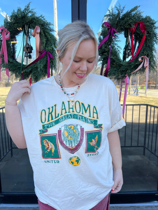 Oklahoma state vintage graphic tee