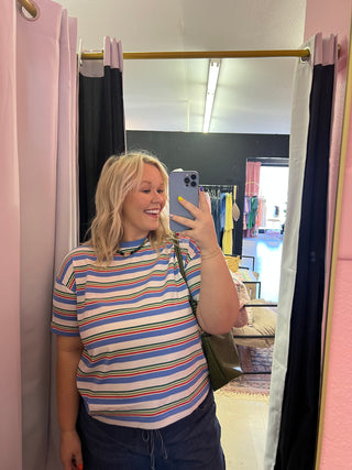 spring fever striped top