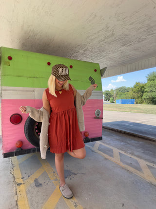 crinkle me pumpkin dress