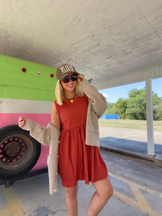 crinkle me pumpkin dress