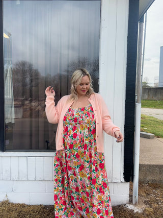grace of boho floral maxi dress