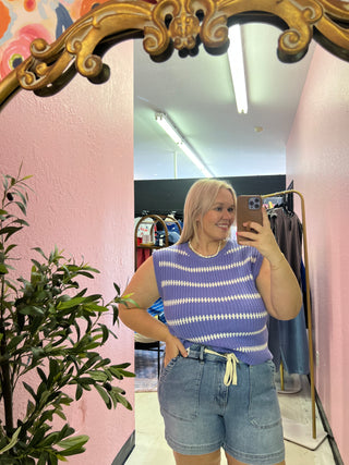 spring has sprung lilac top