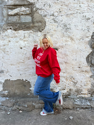 love you to the moon sweatshirt