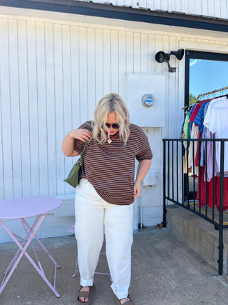 I said so striped top