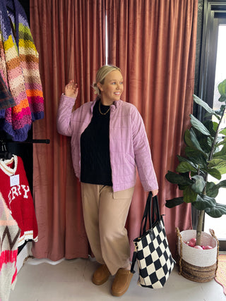 lay me there lilac jacket