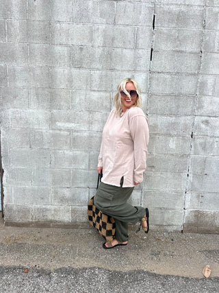 another staple simple taupe top