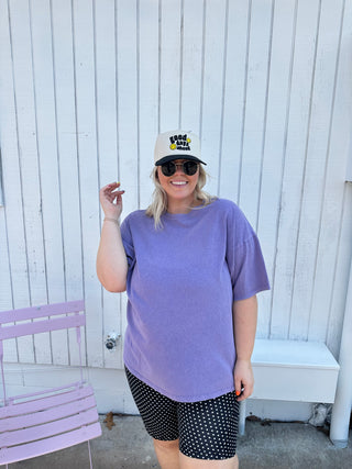 because I said lilac oversized tee