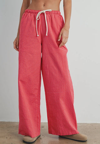in the shadows gingham pants