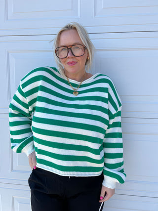 places to see striped sweater