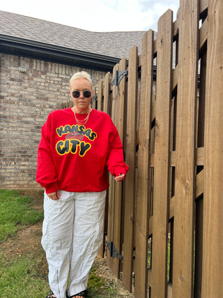 the bold kansas city bubble sweatshirt