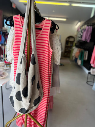polka dot way messenger bag