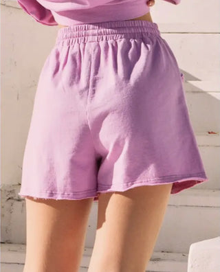 classic staple comfort shorts magenta