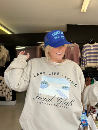 lake life social club sweatshirt
