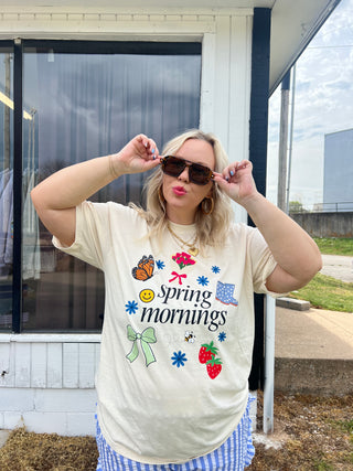 a beautiful spring morning graphic tee