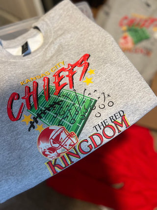 red kingdom field kiddo sweatshirt