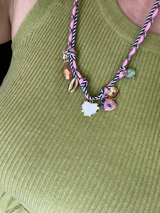 giving bridgerton charm necklace