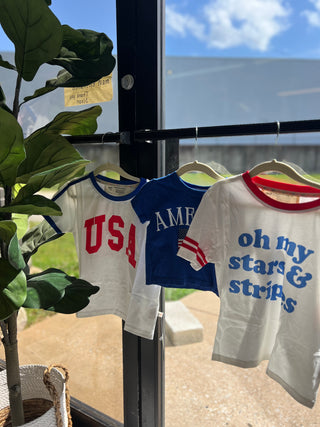 one nation, usa graphic tee