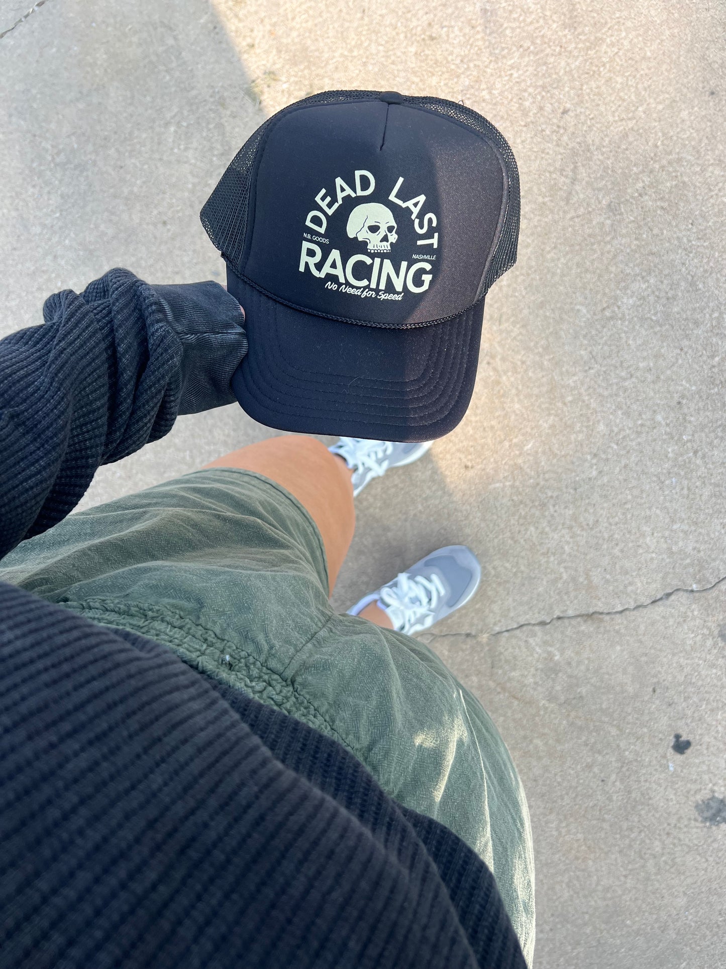 dead last racing trucker hat