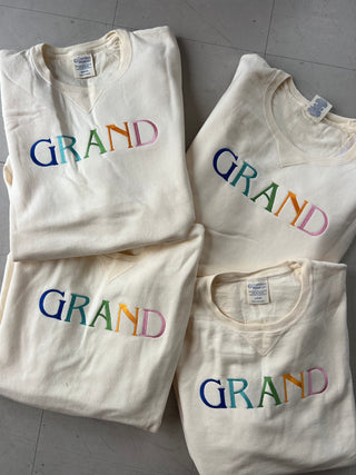 the grand colorful sweatshirt