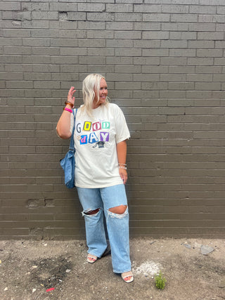 good day funky graphic tee