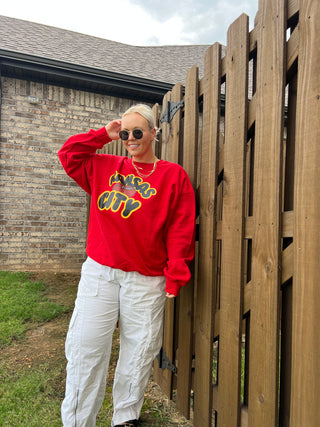 the bold kansas city bubble sweatshirt